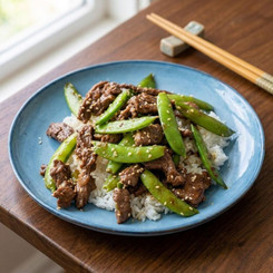 Đậu Hà Lan xào thịt bò nhanh gọn cho mâm cơm nhà