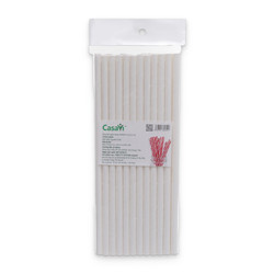 Ống hút giấy trắng 6mm Casavi bộ 25 cái (1 Bộ 1)