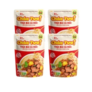 Combo 4 gói Cháo tươi thịt bò Cây Thị 240g