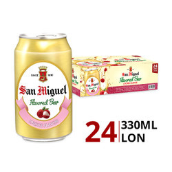 Thùng bia trái cây vị vải 3% San Miguel 330ml (24 Lon)