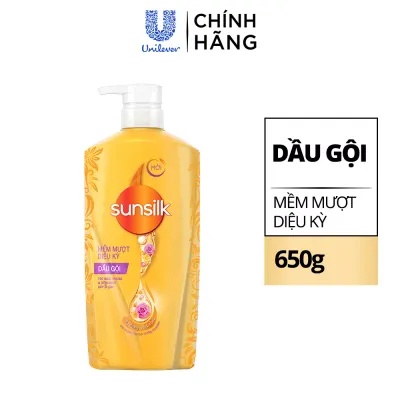 Dầu gội mềm mượt diệu kỳ Sunsilk chai 650g