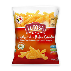 Khoai tây đông lạnh gợn sóng Lutosa gói 750g