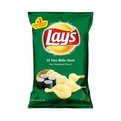 Snack khoai tây tảo biển nori Lay's gói 50g