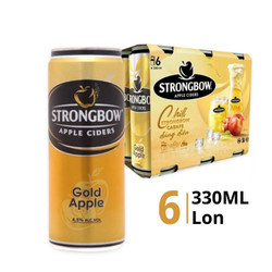 Lốc nước táo lên men 4.5% Strongbow lon 330ml (6 Lon)