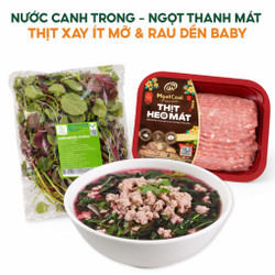 Combo canh rau dền thịt bằm