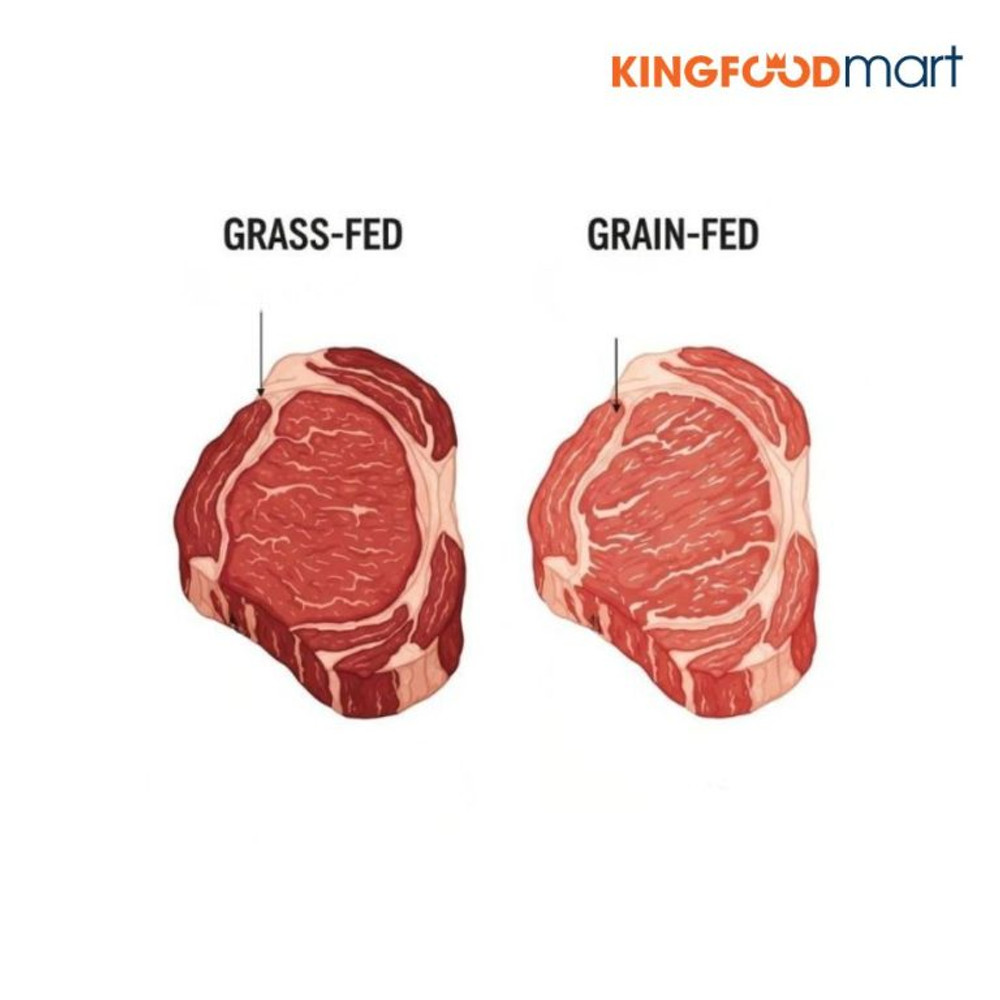 Bò Grass fed và Grain fed: Loại nào ngon & tốt cho sức khỏe?