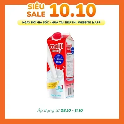 Sữa thanh trùng 4.3% Meiji hộp 946ml