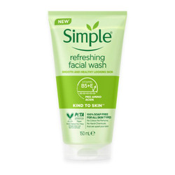 Gel rửa mặt giúp da sạch thoáng Simple tuýp 150ml (1 Tuýp)
