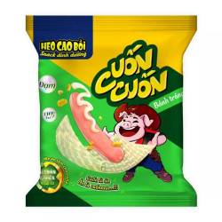 Xúc xích tiệt trùng cuốn cuốn bánh tráng Heo Cao Bồi gói 48.5g (1 Gói)