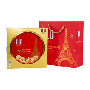 Bánh quy bơ công thức Pháp Lu hộp thiếc 540g (1 Hộp)