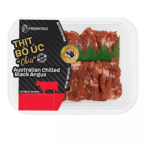 Diềm thăn bò Úc tươi BBQ Freshfoco khay 200g (1 Khay)
