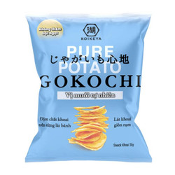 Snack khoai tây vị muối tự nhiên Gokochi gói 115g (1 Gói)