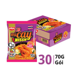 Thùng mì trộn vị thái Tomyum Nissin gói 70g (30 Gói)
