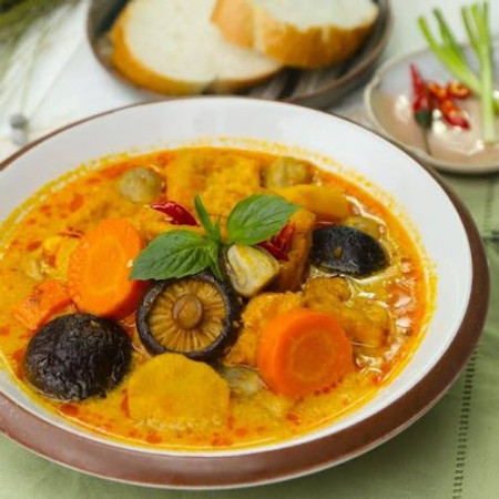 Cách nấu cà ri chay thanh đạm, thơm béo