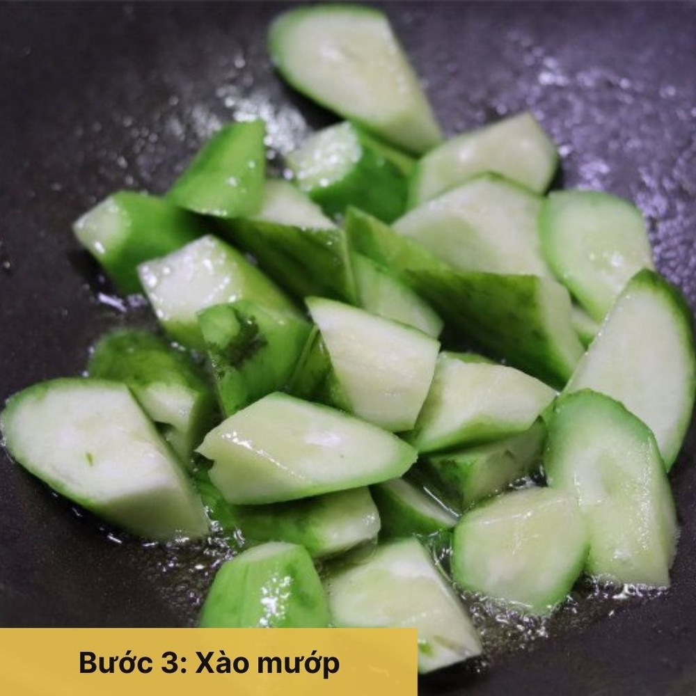 Xào mướp