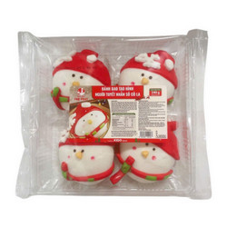 Bánh bao tạo hình người tuyết nhân socola Thọ Phát gói 240g (1 Gói)