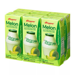 Lốc sữa dưa lưới Binggrae 200ml (6 Hộp)