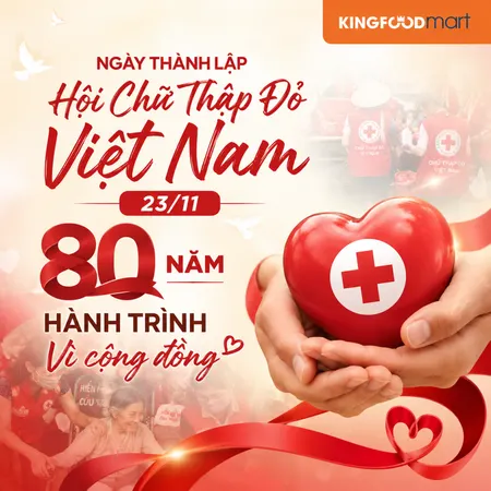 Ngày thành lập hội chữ Thập Đỏ Việt Nam 23/11: Hành trình 80 năm vì cộng đồng