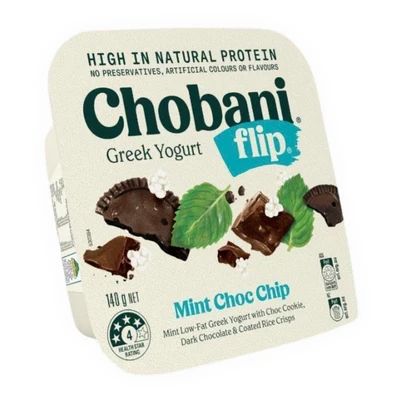 Sữa chua Hy Lạp vị bạc hà Socola Chip Chobani hộp 140g