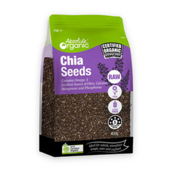 Hạt chia hữu cơ Úc organic Absolute gói 400g (1 Gói)