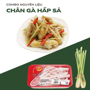 Combo chân gà tươi 500g & Sả cây 200g