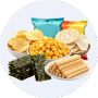 Snack, rong biển, đồ ăn vặt