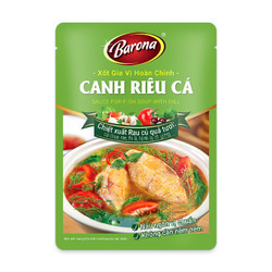 Xốt gia vị hoàn chỉnh canh riêu cá Barona gói 80g