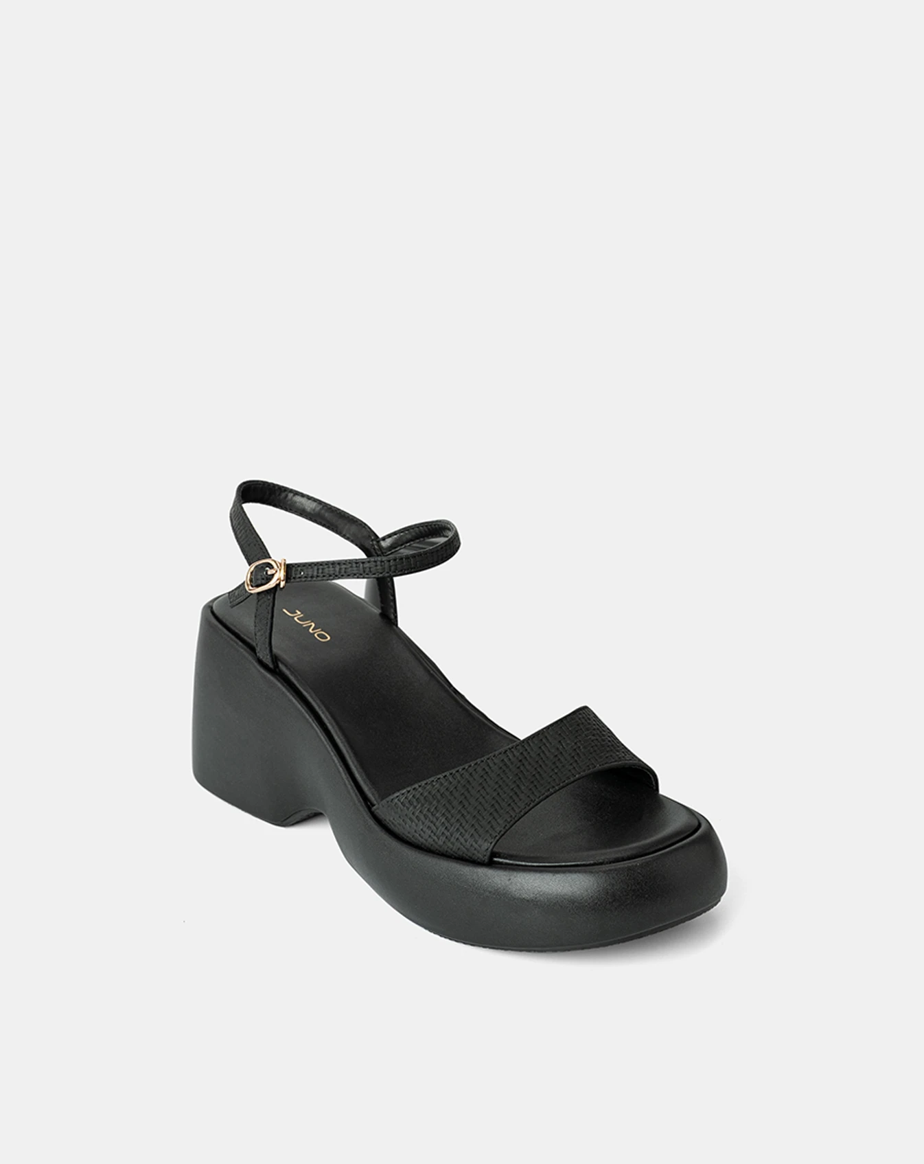 Giày Sandal Xuồng Quai Bản Lớn Phối Quai Cổ Chân - Image 4