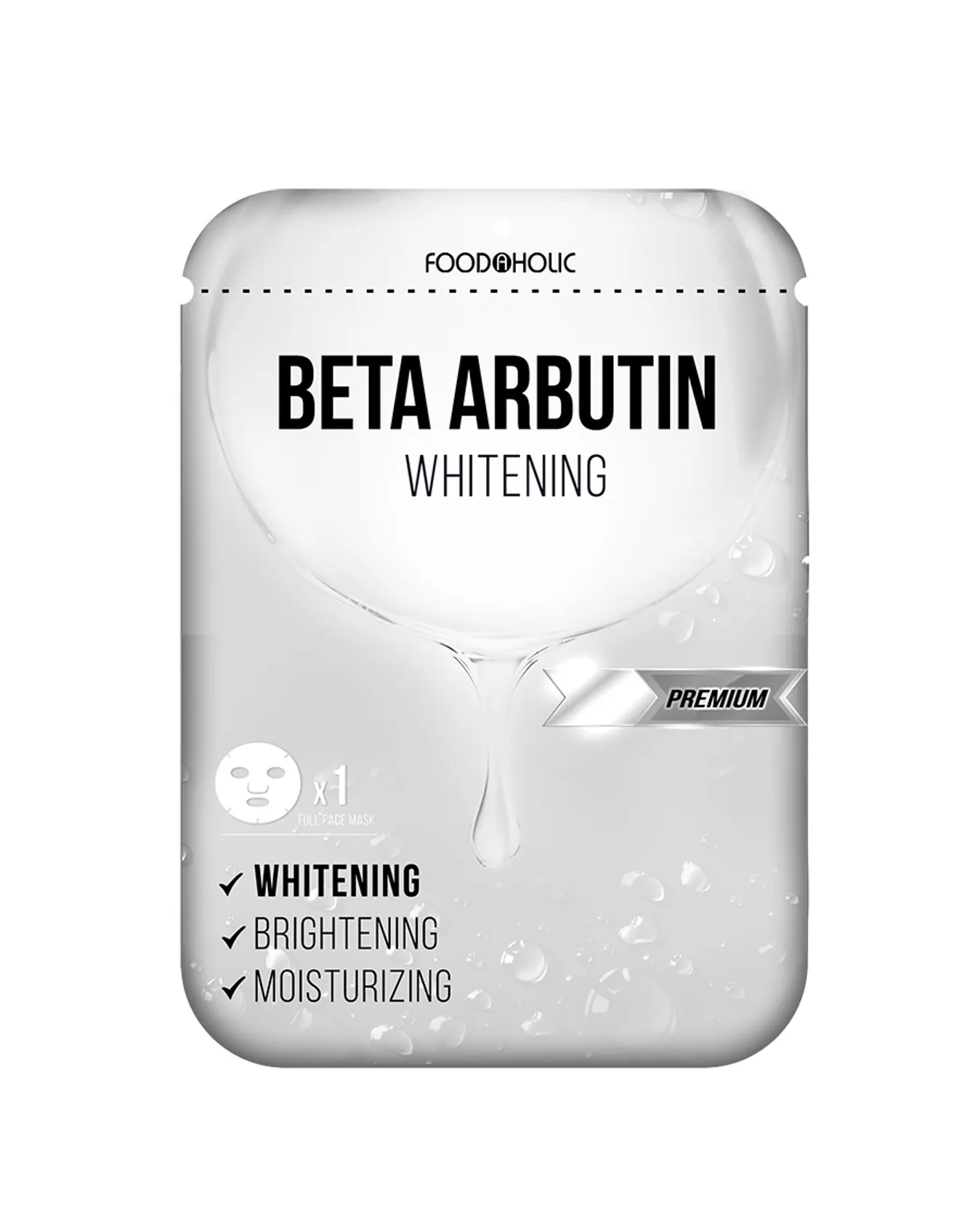 Mặt Nạ Foodaholic Trắng Da, Làm Đều Màu Da Beta Arbutin Whitening Mask Dưỡng 23ml - Image 1