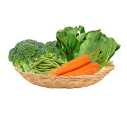 Combo rau xào truyền thống: bông cải, đậu cove, cải ngọt, cà rốt