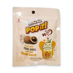 Kẹo trà sữa trân châu Popit gói 36g