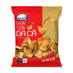 Da cá chiên giòn vị ớt cay Phi Long gói 50g