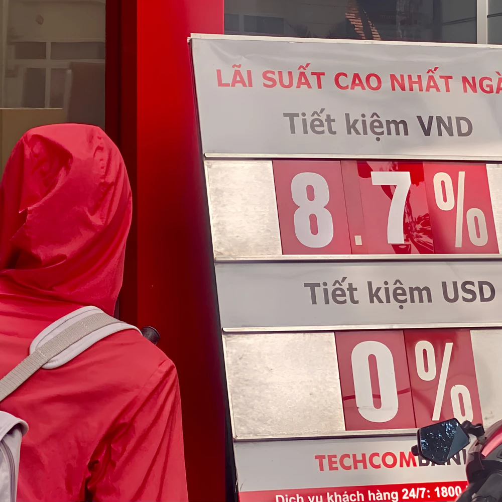 Gửi tiết kiệm ngân hàng sinh lời cao và an toàn. (Nguồn: Internet)