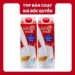 Combo 2 hộp sữa thanh trùng 4.3% Meiji 946ml