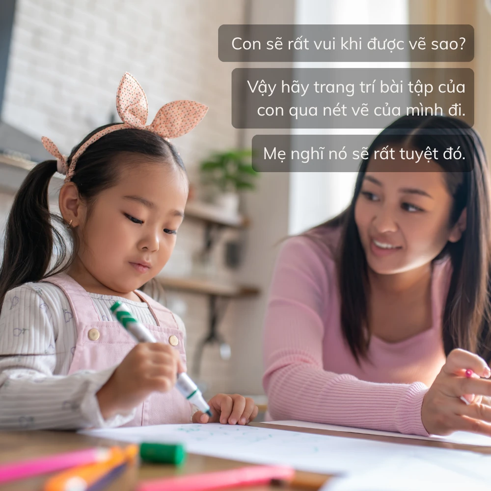 Tìm hiểu động lực nội tại của con là bước đầu tiên và quan trọng nhất để con tự giác học tập. (Ảnh được tạo bởi AI) 