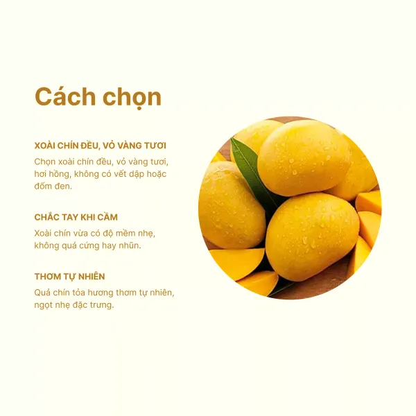 Xoài cát chu vàng 1Kg