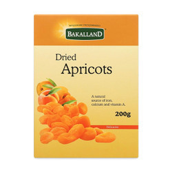 Quả mơ sấy Bakalland hộp 200g