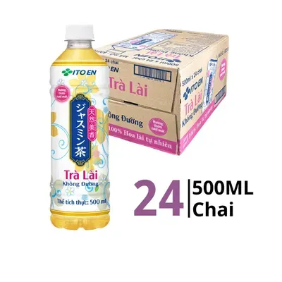 Thùng 24 chai trà xanh Oi Ocha không đường 500ml