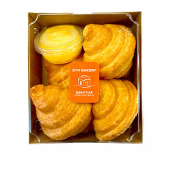 Bánh Croissant trứng muối Bon 80g (1 Cái)