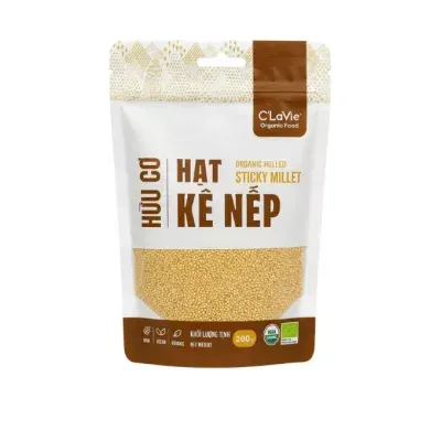 Hạt kê nếp hữu cơ C'Lavie gói 200g