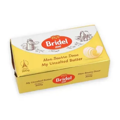 Bơ lạt Bridel 82% béo Bridel hộp 200g
