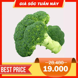 Bông cải xanh VietGAP Đà Lạt bông 320G (1 Bông)