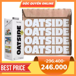 Thùng sữa yến mạch Oatside hộp 1 lít (6 Hộp)