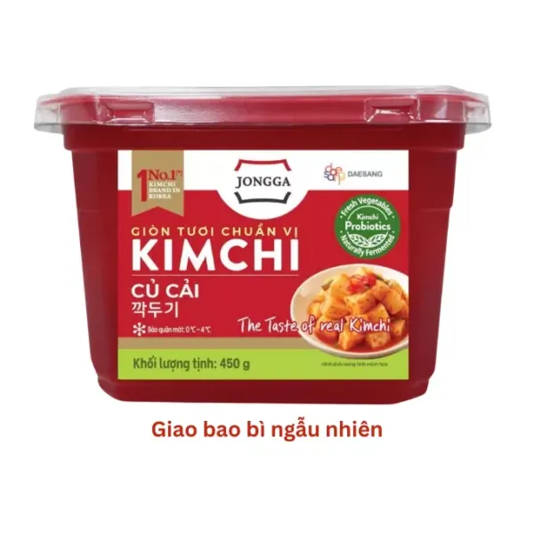 Kim chi củ cải Jongga hộp 450g