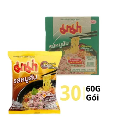 Thùng 30 gói mì Mama vị heo thịt bằm 60g
