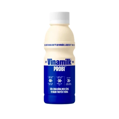 Sữa chua uống Probi có đường Vinamilk hộp 400ml