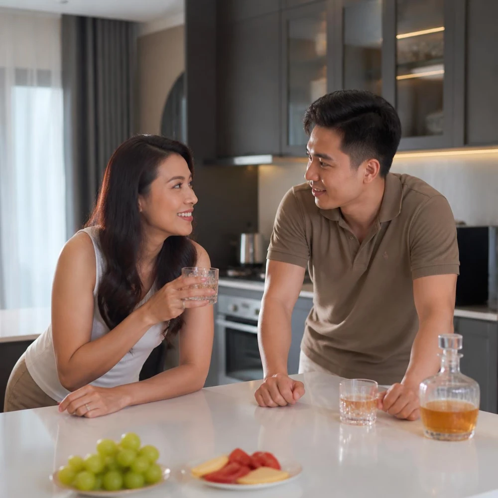 Nguyên tắc giúp mối quan hệ hẹn hò trai trẻ thành công qua giao tiếp thẳng thắn và tôn trọng lẫn nhau. (Ảnh được tạo bởi AI)