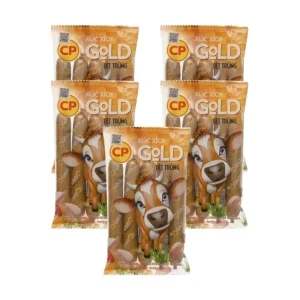 Combo 5 gói xúc xích tiệt trùng bò CP 5 cây x 40g