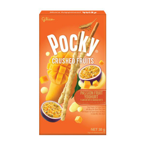 Bánh que trái cây nghiền vị sữa chua chanh dây, xoài Pocky hộp 38g (1 Hộp)