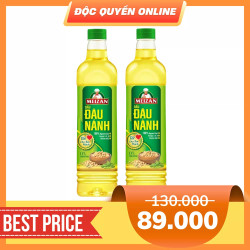 Combo 2 chai dầu đậu nành Meizan 1L (2 chai)